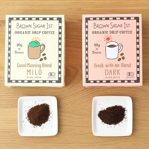 【枚数限定600円オフクーポン】ブラウンシュガーファースト 有機ドリップコーヒー 50g DARK MILD[brown sugar 1st BS1ST 珈琲] 0513