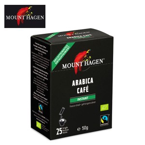 【枚数限定600円オフクーポン】マウントハーゲン(MOUNT HAGEN) オーガニック フェアトレード カフェインレス インスタントコーヒー 50g(2