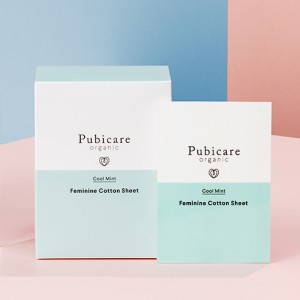 【枚数限定600円オフクーポン】ピュビケア オーガニクス( Pubicare Organics) デリケート コットンシート 1箱×20枚入り | オーガニック 