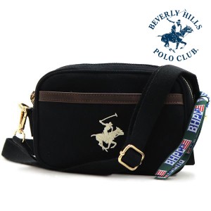 アーリーサマーセール ビバリーヒルズポロクラブ ショルダーバッグ レディース メンズ 正規品 BEVERLY HILLS POLO CLUB ブラック BH1009N