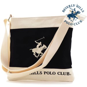 スプリングセール ビバリーヒルズポロクラブ ショルダーバッグ レディース メンズ 正規品 BEVERLY HILLS POLO CLUB ブラック BHC002 