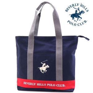 スプリングセール ビバリーヒルズポロクラブ トートバッグ レディース メンズ 正規品 BEVERLY HILLS POLO CLUB ネイビー BHC003 