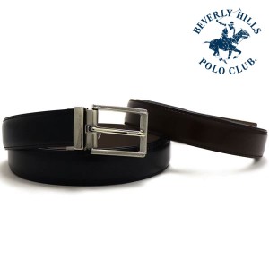 スプリングセール ビバリーヒルズ ポロクラブ ベルト 2本セット メンズ 正規品 BEVERLY HILLS POLO CLUB Belt ブラック ブラウン BHG1001