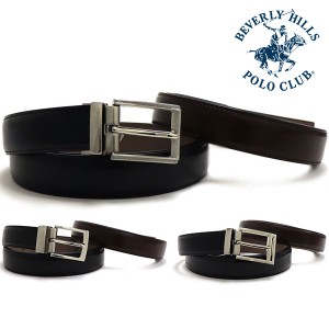 スプリングセール ビバリーヒルズ ポロクラブ ベルト 2本セット メンズ 正規品 BEVERLY HILLS POLO CLUB ブラック ブラウン BHG1001