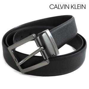 GWセール カルバンクライン ベルト リバーシブル メンズ Calvin Klein CK Belt ブラック　ダークブラウン 11CK010023