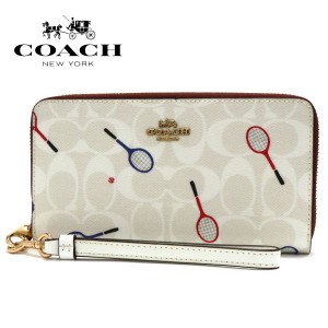 週末セール コーチ 長財布 レディース COACH Wallet カーキマルチ C8385 IMCAH