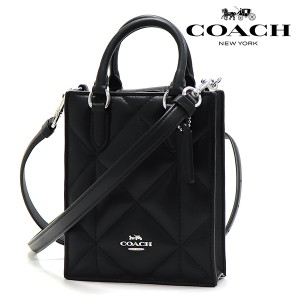 三太郎の日セール コーチ ミニハンドバッグ レディース COACH 2Way ショルダーバッグ ブラック CJ580 SVDTV 