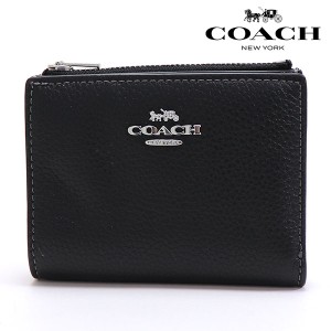 アーリーサマーセール コーチ 二つ折り財布 レディース COACH Wallet ブラック CM315 SVDTV  ギフトラッピング無料