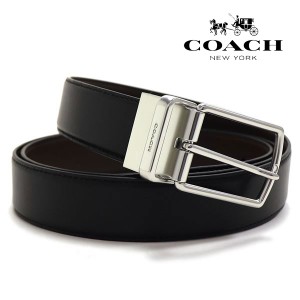 スプリングセール コーチ ベルト メンズ COACH Belt リバーシブル仕様 ブラック CQ020 AQ0  ギフトラッピング無料