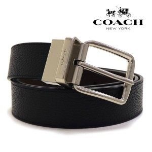 スプリングセール コーチ ベルト メンズ COACH Belt リバーシブル仕様 ブラック CQ023 AQ0  ギフトラッピング無料