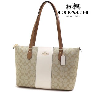 連休セール コーチ トートバッグ レディース COACH チョーク ライトサドル CR121 IMWQJ 