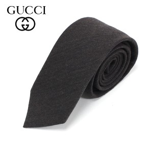 グッチ ネクタイ メンズ GUCCI タイ ダークブラウン 521715 4E221 1275 【当店全品送料無料♪】