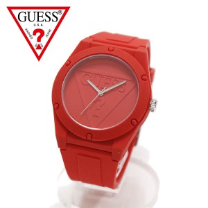 ギフトラッピング無料 ゲス 腕時計 メンズ レディース GUESS レッド 時計 ユニセックス 男女兼用 W0979L3 送料無料