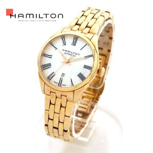ギフトラッピング無料 ハミルトン 腕時計 レディース HAMILTON ジャズマスター レディー 日付表示 カレンダー バックスケルトン H4224519