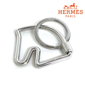 スプリングセール エルメス キーホルダー レディース HERMES Key ring キーリング ホース 馬 シルバー CHEVAL  ギフトラッピング無料