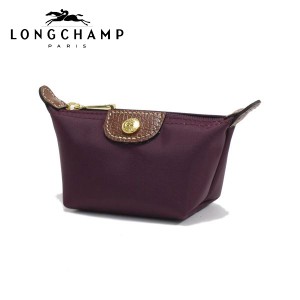 ギフトラッピング無料 ロンシャン ミニポーチ レディース LONGCHAMP Mini pouch 財布 パープル L3693089P09 PLUM 送料無料