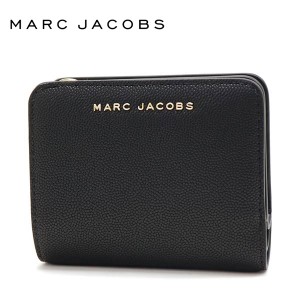 連休セール ギフトラッピング無料 マークジェイコブス 二つ折り財布 レディース MARC JACOBS Wallet ブラック M0016993 010