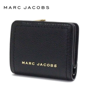 ポイント超超祭 マークジェイコブス 二つ折り財布 レディース MARC JACOBS Wallet ミニ コンパクト ウォレット ブラック S101L01SP21 001