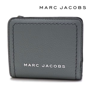 スプリングセール ギフトラッピング無料 マークジェイコブス 二つ折り財布 レディース MARC JACOBS Wallet グレー S101L01SP21 034