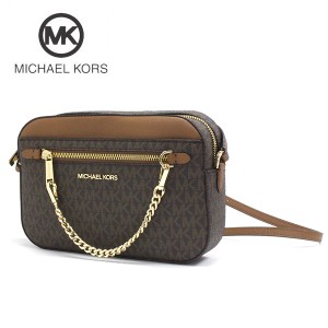 スプリングセール マイケルコース ショルダーバッグ レディース MICHAEL KORS ラージ EW ジップ チェーン クロスボディー ジェット セッ