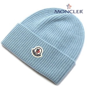 モンクレール ニットキャップ レディース MONCLER アウター ニット帽 ブルー 3B000 54 M1900 709 