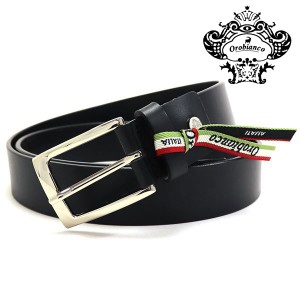 スプリングセール オロビアンコ ベルト メンズ 正規品 OROBIANCO Belt 日本製 レザー ブラック ORB 020808D 