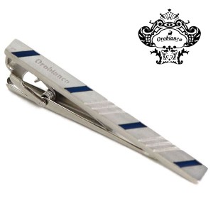 連休セール オロビアンコ ネクタイピン メンズ 国内正規品 OROBIANCO Necktie pin タイクリップ シルバー ORT167B  ギフトラッピング無料