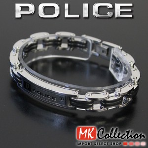 ギフトラッピング無料 ポリス ブレスレット 国内正規品 メンズ POLICE アクセサリー 24919BSB01