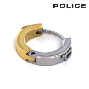 三太郎の日セール ポリス ピアス メンズ 国内正規品 POLICE アクセサリー 片耳 フープピアス GE2102529