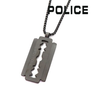 週末セール ポリス ネックレス メンズ 国内正規品 POLICE アクセサリー ステンレススチール レザー GN0005502 