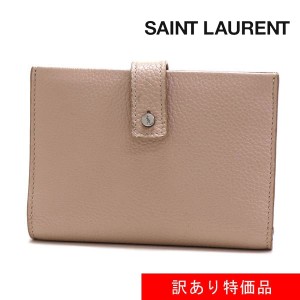 訳あり品 サンローラン 二つ折り財布 レディース SAINT LAURENT Wallet MARBLE PINK ピンク 505011 DTI0E 6951