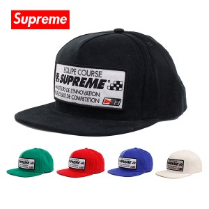 シュプリーム キャップ メンズ レディース Supreme 帽子 COMPETITION 5 PANEL ブラック ロイヤル ケリー ホワイト レッド FW16H30