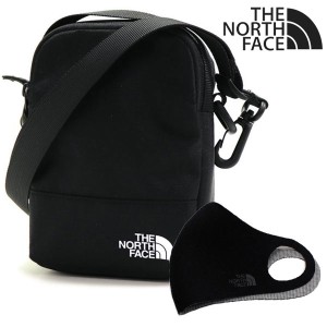 ザ ノースフェイス ショルダーバッグ  マスクセット メンズ レディース THE NORTH FACE ブラック NN2PP52A BLK