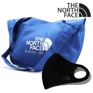 週末セール ザ ノースフェイス ショルダーバッグ マスクセット メンズ レディース THE NORTH FACE NN2PQ14L BLU 
