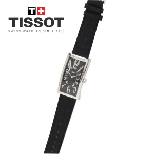 ティソ 腕時計 メンズ レディース TISSOT ヘリテージ バナナ センテナリー ブラック 時計 レザー T117.509.16.052.00