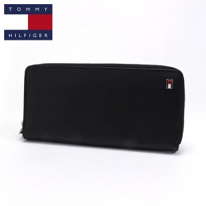 アーリーサマーセール トミーヒルフィガー 長財布 メンズ TOMMY HILFIGER Wallet ブラック 31tl13x009 001 【送料無料♪】