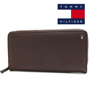 スプリングセール ギフトラッピング無料 トミーヒルフィガー 長財布 メンズ 小銭入れ付き TOMMY HILFIGER Wallet ラウンドファスナ− ブ