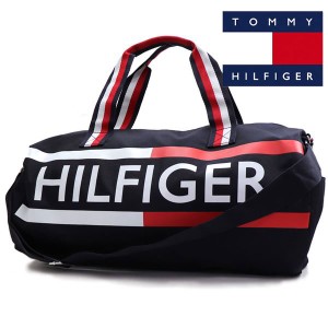 週末セール トミーヒルフィガー ショルダーバッグ レディース メンズ TOMMY HILFIGER 2way ボストンバッグ  旅行バッグ ネイビー 69J1759