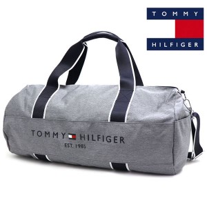 ポイント超超祭 トミーヒルフィガー ショルダーバッグ レディース メンズ Tommy Hilfiger 2Way ボストンバッグ グレー 69J9864 060 