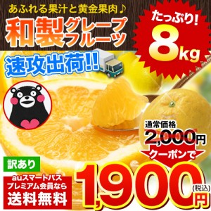 【速攻出荷★今なら100円OFF!!】 河内晩柑 送料無料 8kg 和製 グレープフルーツ みかん 訳あり 夏文旦 晩柑 《1-5営業日以内に発送予定》