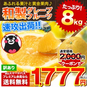 河内晩柑 送料無料 8kg 和製 グレープフルーツ みかん 訳あり 夏文旦 晩柑 《1-5営業日以内に発送予定》　　　　　　　　 旬 の フルーツ