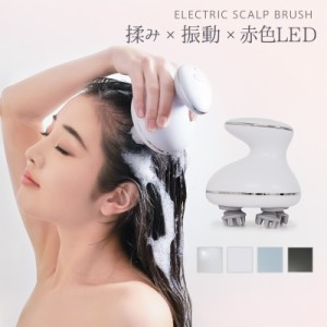 電動頭皮ブラシ 乾湿両用 ヘッドスパ 頭皮洗浄 ヘアケア ヘッドブラシ 頭皮ケア 男女兼用 プレゼント  