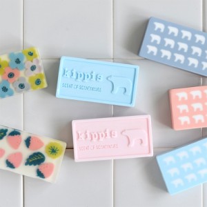 ギフト 手作りせっけん 北欧柄の石けん【Kippisと liilii】コラボ石鹸 ハンドメイド お肌にも環境にも優しい(ネコポス便5個まで同梱