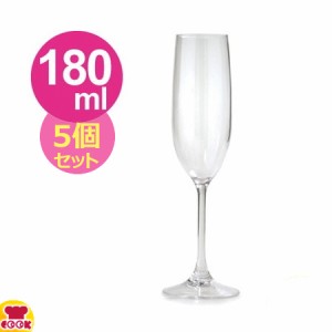 カーライル アリバイ シャンパンフルート6oz クリア 5個セット（送料無料、代引不可）