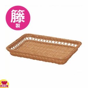 ちどり産業 ラタントレー 40×30×6cm 53-46BR（送料無料、代引不可）