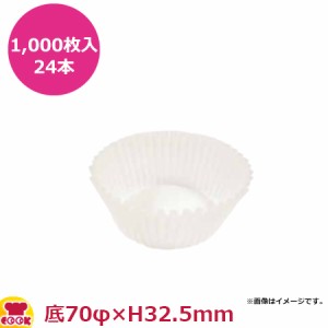 ナニワ紙工 グラシンカップケース 浅口 13A 底70φ×H32.5mm 1,000枚入×24本（送料無料、代引不可）