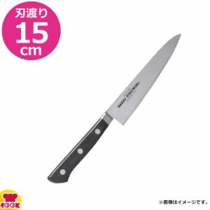 河村刃物 堺菊守 SKKバナジウム鋼 口金付・本刃付 ペティナイフ 15cm（送料無料、代引OK）