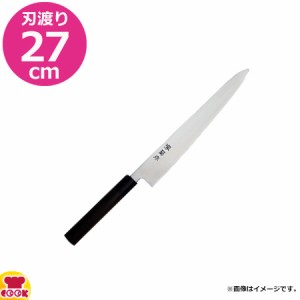 河村刃物 堺菊守 モリブデン和式 紫壇八角柄 筋引 27cm（送料無料、代引OK）