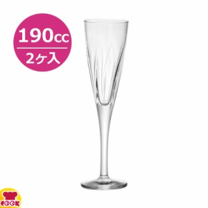 MLV グラス ビガーシリーズ シャンパンフルート S165（2ヶ入）（代引OK）