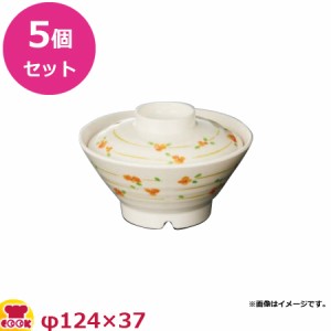 スリーライン レンジ再加熱対応メラミン食器 ネオエレックス 飯碗 蓋 M-908NEA 5個セット（送料無料、代引OK）